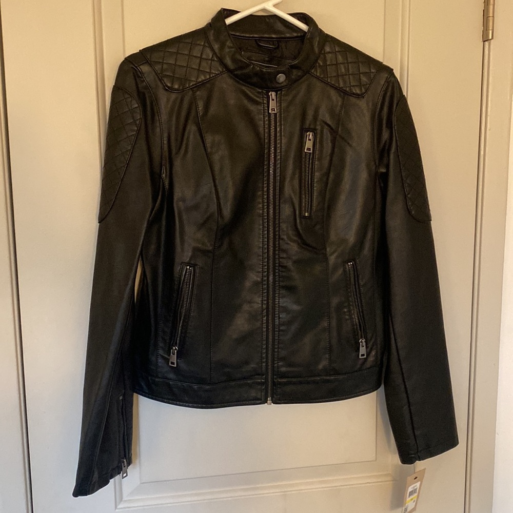 Levi's Black faux Leather Jacket